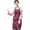 thumbnail image 1 of Xingzhi Adjustable Kitchen Apron Unisex PVC Waterproof Apron All-purpose One Size Fits All BBQ Apron vermeil, 1 of 6