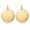 disc B, variant on Big Disc Drop Earrings Gold Dangle Earrings Round Hammered Earrings Women