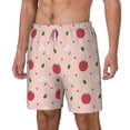 thumbnail image 2 of Balery Strawberry Mens Swim Trunks Swim Shorts for Men Quick Dry Inseam Beach Shorts with Compression Liner Pocket-XX-Large, 2 of 9