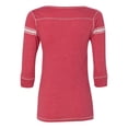 thumbnail image 3 of MV Sport - Women's Hailey Henley Three-Quarter Sleeve Shirt - W1454, 3 of 5