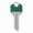 Green, variant on Hillman 5938030 Colorplus House & Office Blank Single Sided Universal Key - Blue, Pack of 5