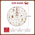 thumbnail image 2 of Defioc Coffee for Christmas Tree Skirt Snowman Xmas Tree Skirt Farmhouse Christmas Decorations Tree Mat for Holiday Party Decor-36", 2 of 6