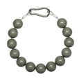 thumbnail image 4 of S SERENABLE Flagpole Retainer Ring Bead Chain Acrylic Beads Weights Flagpole Accessories Gray, 4 of 9