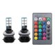 thumbnail image 2 of 2 piezas 880881 H1 H3 5050 colorido RGB LED faro de coche faros antiniebla accesorios de bombillas de lámpara - 881 enchufe Macarena LUCHERA DE FUERA DE COCHE FOGER, 2 of 8