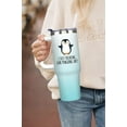 thumbnail image 4 of 40 oz Penguin Tumbler with Handle and Straw, Vacuum Insulated Water Bottle Stainless Steel, Leak Proof Travel Coffee Mug Gifts for Penguin Lover,Cute Cup for Home Office Car Outdoors Sports, 4 of 6