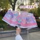 thumbnail image 1 of Sanrio melody children's umbrella transparent long handle folding automatic girls primary school students first grade kulomi, 1 of 5