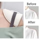 thumbnail image 3 of 4 pares de hombreras acolchadas de espuma suave autoadhesivas y accesorios de costura de cubierta suave para costura acolchada de espuma, adecuados para disfraces (blanco) JAMW Sencillez, 3 of 5