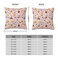 thumbnail image 2 of Pofeuu Cute Dog Print Double-sided plush pillowcase Square Throw Pillow Covers Pillows Cover for Living Room Bedroom Sofa Couch Cushion Cover（No pillow core）-20"x20", 2 of 7