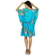 thumbnail image 5 of Bimba Women Short Shoulder Kaftan Casual Caftan Drawstring Waist Beach Coverup, 5 of 7