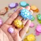 thumbnail image 3 of Juego de figuras de tortuga de resina, 30 unidades, que brillan en la oscuridad, 10 colores, 3 of 6