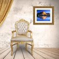 thumbnail image 3 of Talbot Frank, Christopher 30x26 Gold Ornate Wood Framed with Double Matting Museum Art Print Titled - UT, A mesa reflecting in the Colorado River, 3 of 4