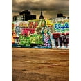 thumbnail image 3 of ABPHOTO Polyester Urban graffiti wall 5x7ft Indoor Studio Photography Background Backdrop, 3 of 4