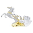 thumbnail image 1 of Escultura de animal, estatua de caballo, adorno coleccionable decorativo, figura de resina para Plata, 1 of 8
