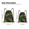 thumbnail image 4 of Kdxio Carnival Mardi Gras3 Print Drawstring Backpack Bag,Waterproof Draw String Back Sack, Gym Drawstring Bags Swim Bag For Unisex, 4 of 9
