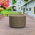 thumbnail image 3 of Budge XSmall Black and Tan Patio Round Table Cover, StormBlock™ Hillside, 3 of 9