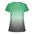 thumbnail image 3 of Coduop Women's Loose Short Sleeve T Shirts Top Casual Gradient Color Blouse Tunic Tee Tops Shirt, 3 of 4