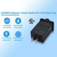 thumbnail image 3 of Replacement Yard Inflatable Adapter Power Supply Adaptor - 12V 1.0A - Inflatable Plug Replacement Class 2 Power Supply - for Christmas Tree Light Yard Blow Up Decorations, 3 of 6