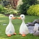 thumbnail image 4 of 2 estatuas de , adornos de mesa, esculturas de animales de resina de dibujos animados, estatuas de jardín para exterior, Patio, porche, césped, Padres, 4 of 7