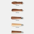 thumbnail image 3 of Parts Portafilter Handle 1pc Accessories Fittings Home Kitchen M10 Thread Screw Solid Walnut Wood Wooden Handle [UE, 3 of 5