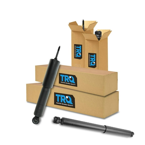 TRQ Shock Absorber Front Rear Set of 4 for Luv D21 Hardbody D720 Pickup Frontier SBA60306 Fits select: 1998-2001 NISSAN FRONTIER, 1995-1997 NISSAN TRUCK