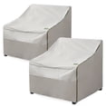 thumbnail image 2 of Outdoor Patio Furniture Cover Waterproof Chair Protector, 37"x 30"x 31", Light Gray, 2 Pack, 2 of 5