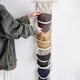 thumbnail image 3 of Organizador de macramé para gorras de béisbol, estilo bohemio, para 8 gorras, organizador de pared para gorras., 3 of 6