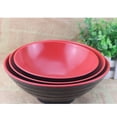 thumbnail image 2 of KALLORY Small Soup Bowl Red For Dining Table Decoration 1Set 7.5x3.5in, 2 of 10