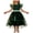 Green, variant on mgoYE Girls Dress Kids Halloween Flutter Sleeve Tulle Dresses Kids Halloween Birthday Gift Princess Dress