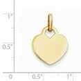 thumbnail image 2 of Beautiful 14K Polished Heart Shaped Disc Pendant, 2 of 2