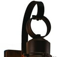 thumbnail image 3 of Vaxcel Chatham 1 Light Bronze Coastal Outdoor Wall Lantern Clear Glass, 3 of 4