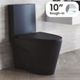 thumbnail image 6 of St. Tropez One Piece Elongated Toilet Dual Vortex Flush 1.1/1.6 gpf with 10" Rough-In, Matte Black, 6 of 6