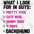 thumbnail image 2 of Cute What Look In Guys Dachshund Dog Women Plus Size Graphic Pullover Hoodie Brisco Brands 5X, 2 of 4