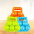 thumbnail image 2 of Clip De Bola De Nieve De 5 Bolas, Herramientas Para Hacer Bolas De Nieve, Juguete Para Hacer Bolas De Nieve De Plástico Para Exteriores De Invierno Para Niños Y Adultos Yuarrent FN007951-02, 2 of 6