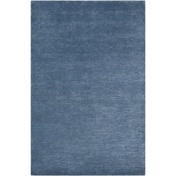 BoutiqueRugs Kendall Solid & Striped Area Rug - Blue - 2' x 3'