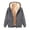 Grey, variant on Womens Hoodies Winter Warm Lined Hooded Jacket Cozy Pullover Outerwear Tops for Women Green,S
