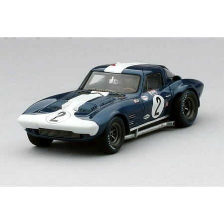 1964 Chevrolet Corvette - Chevrolet Corvette Grand Sports Coupe #2 1964 Sebring 12 Hrs Model Car in 1:43 Scale by True Scale Miniatures