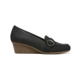 thumbnail image 2 of Dr. Scholl's Shoes Womens Brooke Faux Leather Slip On Wedge Heels, 2 of 3