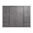 thumbnail image 4 of Atlin Designs 109" Engineered Wood Full Wall Bed Kit in Bark Gray, 4 of 12