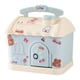 thumbnail image 1 of Caja de almacenamiento con cerradura Piggy para decoraciones, gran capacidad, portátil con Piggy Azul, 1 of 9