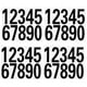 thumbnail image 1 of juegos de calcomanías reflectantes con dígitos numéricos para dirección de coche, buzón, 1 of 7