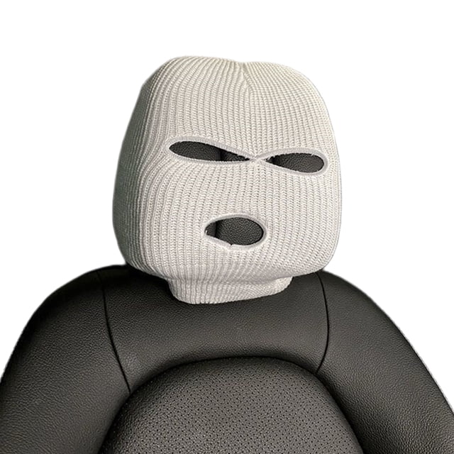 Funda para Asiento Coche Enmascarada Accesorios Advertencia Antirrobo Halloween Likrtyny