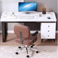 thumbnail image 3 of Househol Storage Computer Desks Gaming Upgrade Drawers Executive Computer Desks Study Standing Escritorios Office Furniture My Lux Decor Round, 3 of 18