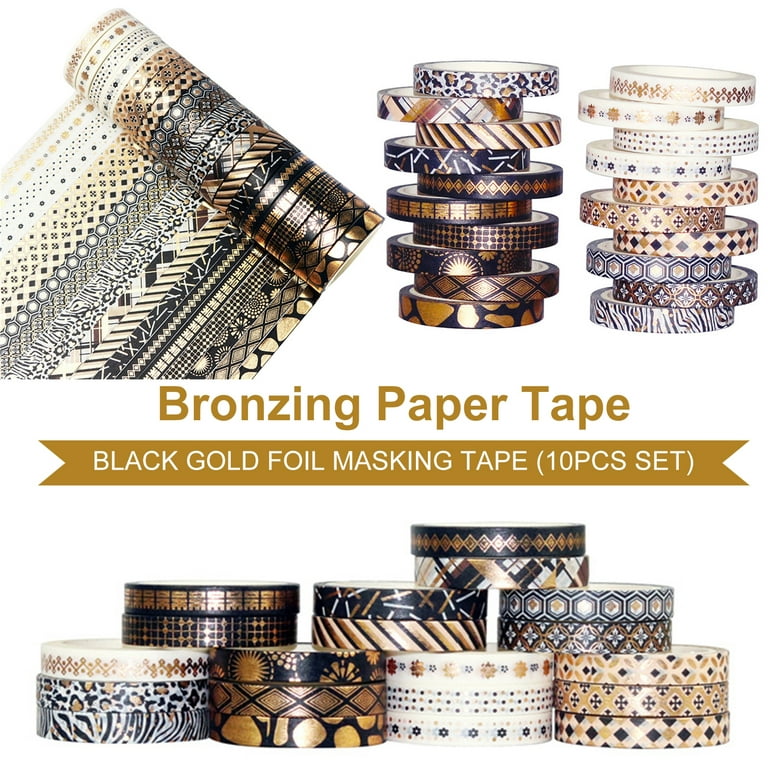Decorative Washi Tape Black, Washi Tape Black Paper