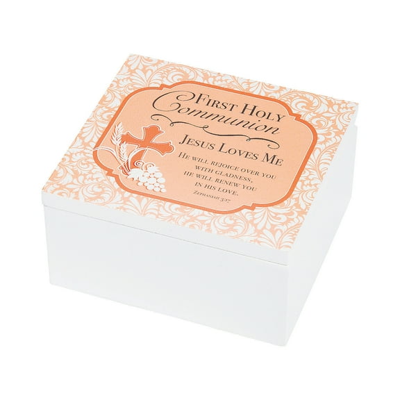 First Holy Communion Keepsake Box, Home Decor, Party Supplies, 1 Pieces