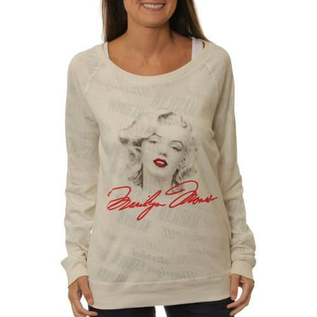 Juniors' Raglan Reversible Sweatshirt