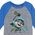 thumbnail image 3 of Paw Patrol - Rubble & Crew - Motor Working - Toddler & Youth Raglan Graphic T-Shirt, 3 of 5