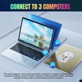 thumbnail image 4 of 2.4G Wireless Mouse 3600 DPI Wireless Mouse Ergonomic Gaming Mouse RGB Lighting Type-C Rechargeable For PC Laptop Computer T90RGB 3-mode charging -black, 4 of 5