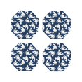 thumbnail image 2 of Disketp Shark Funny Coasters,4 Pcs Leather Coasters With Holder, Perfect Housewarming Hostess Gifts,Protect Furniture From Water Marks Scratch And Damage, 2 of 9