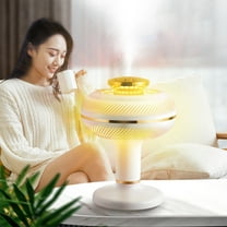 BZPIZ Heating, Cooling & Air Quality Under $5 Humidifiers for Bedroom USB Personal Desktop Humidifier for Bedroom, Office, Travel, Plants, with Night Light, Auto Shut-Off, Super Quiet