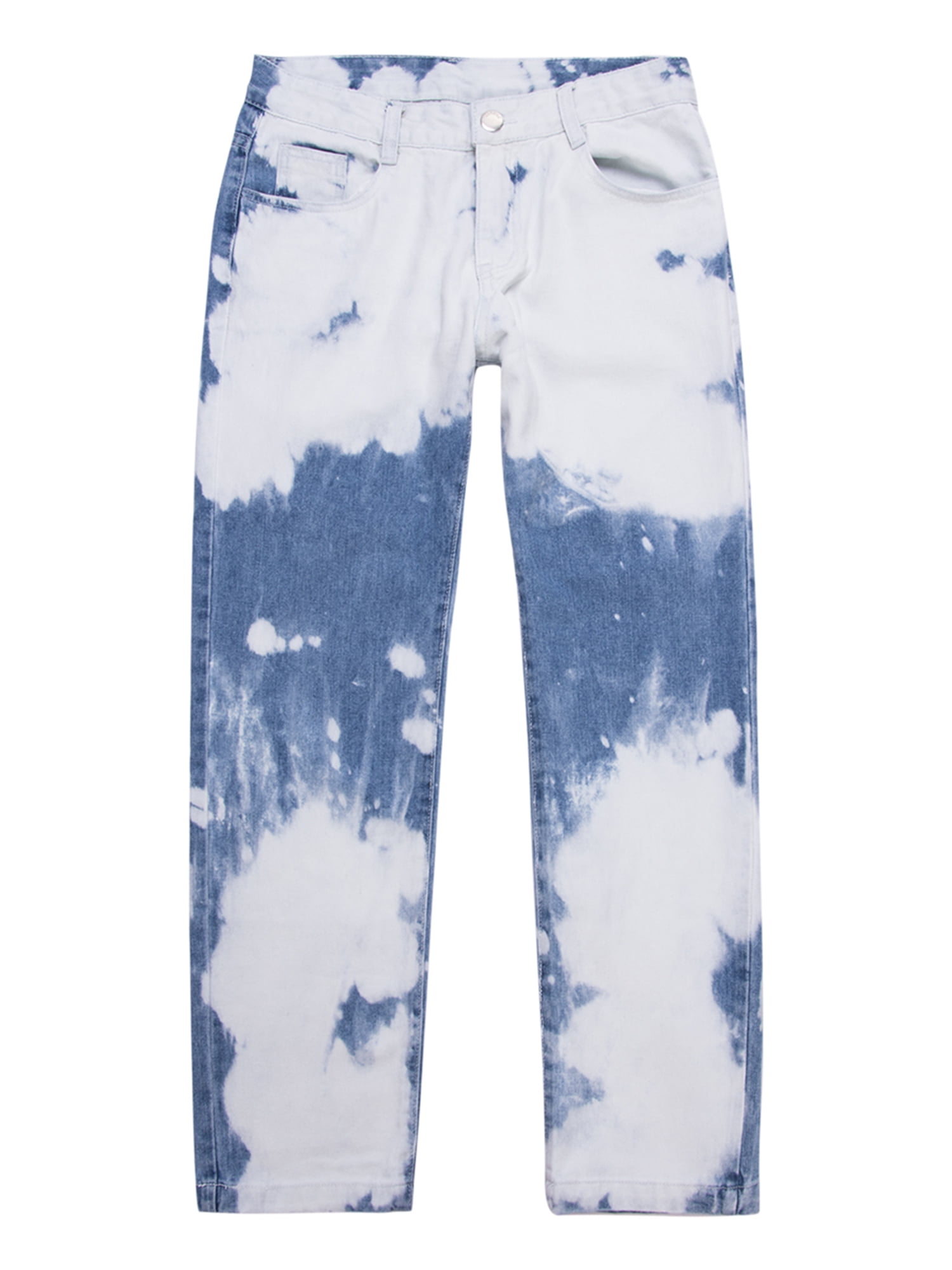 hirigin Men 's Denim Pants Tie Dyeing 
